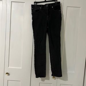 Madewell Black skinny boyfriend jean, 27